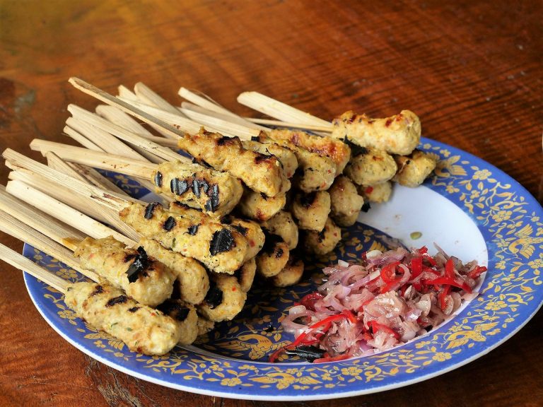 Balinese Chicken Satay Lilit Skewers
